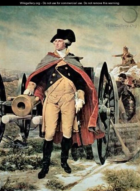 George Washington at Dorchester Heights Massachusetts - Emanuel Gottlieb Leutze