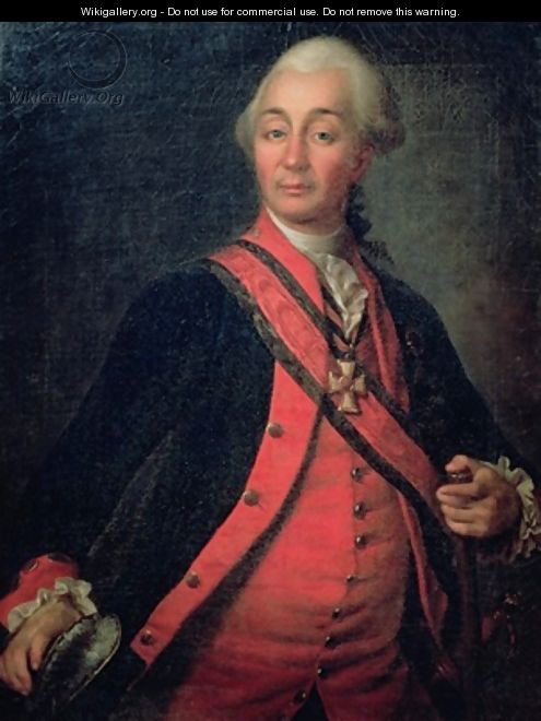 Portrait of Field Marshal Generalissimo Count Aleksandr Vasilievich Suvorov 1729-1800 - Dmitry Levitsky