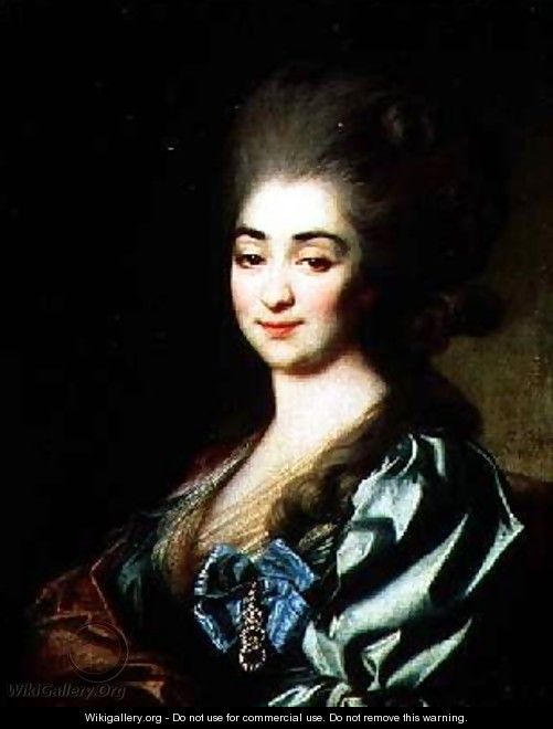 Portrait of Princess Praskovia Nikolayevna Repnina 1756-84 - Dmitry Levitsky