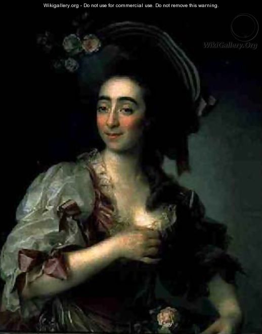 Portrait of Anna Davia-Bernucci - Dmitry Levitsky