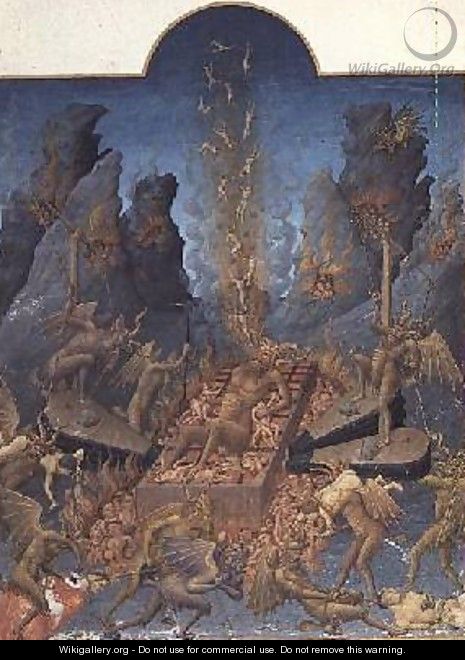 Hell from the Tres Riches Heures du Duc de Berry - Pol de Limbourg