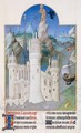 Temptation of Christ from the Tres Riches Heures du Duc de Berry - Pol de Limbourg