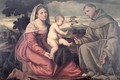 Madonna and Child with St Francis 1540 - Bernardino Licinio