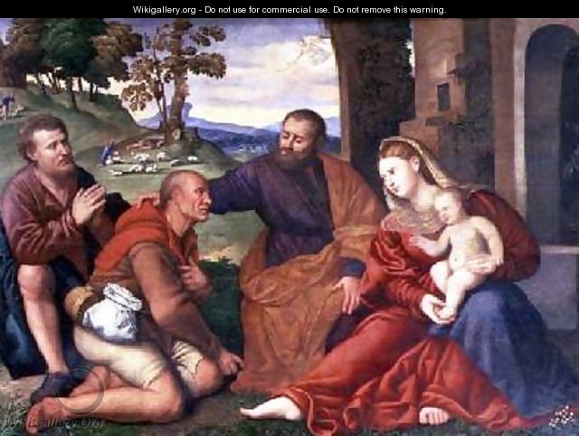 The Adoration of the Shepherds - Bernardino Licinio
