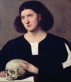 Portrait of a Young Man with a Skull - Bernardino Licinio