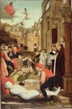 St Sebastian Interceding for the Plague Stricken - Josse Lieferinxe