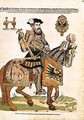 Equestrian portrait of Charles V in armour 1500-58 - Hans (the Elder) Liefrinck