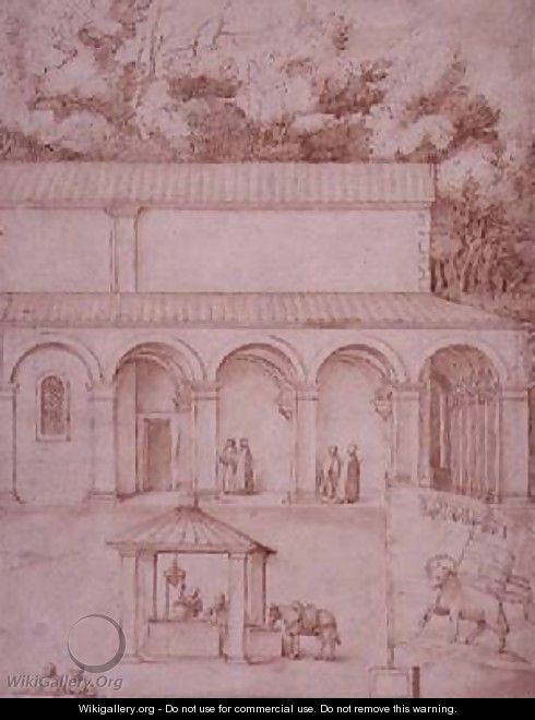 View of the Monastery of La Verna 3 - Jacopo Ligozzi