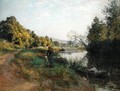 The Banks of the Marne Return of the Fisherman - Leon Augustin Lhermitte