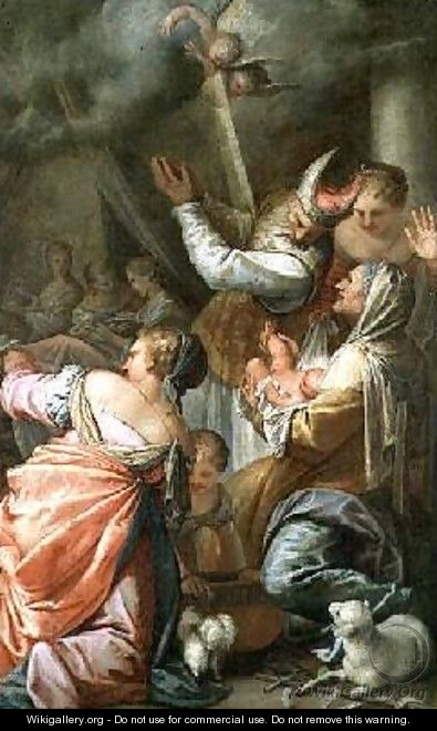 The Birth of St John the Baptist - Pietro Liberi