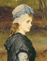 A Girls Head 1875 - Charles Sillem Lidderdale