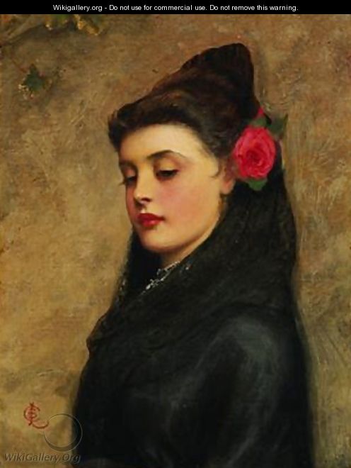 A Spanish Girl - Charles Sillem Lidderdale