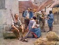 The Harvesters Pay after the original of 1882 - (after) Lhermitte, Leon