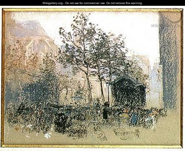 Les Halles 1893 - Leon Augustin Lhermitte
