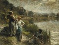 Three Washerwomen - Leon Augustin Lhermitte