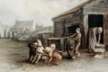 A Dog Cart Holland 1890 - Ferdinand Lintz