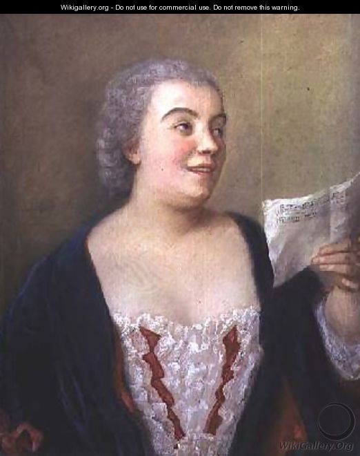 Portrait of Maria Gunning gouache 1749 - Etienne Liotard