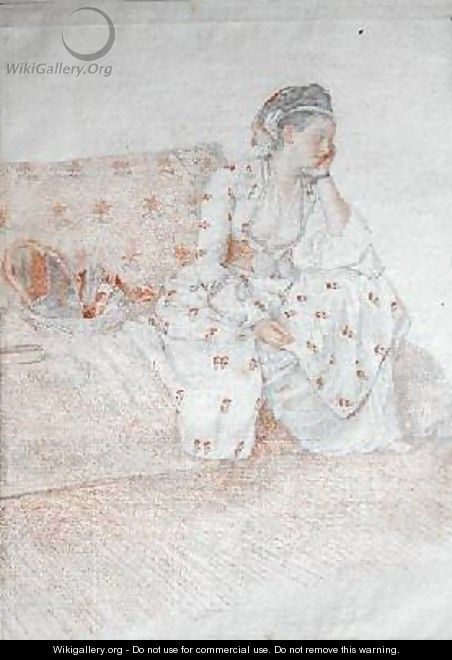 The Countess of Coventry in Turkish Costume - Etienne Liotard
