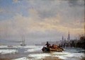 Ship in Ice 1854 - Egidius Linnig