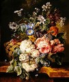 Still life with flowers 1813 - Johannes or Jacobus Linthorst