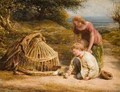 Feeding the Chicks 1862 - John Linnell