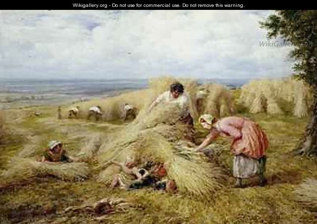 The Harvest Cradle Noontide 1859 - John Linnell