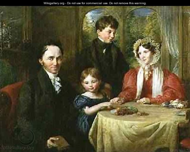 WA Garrett and Family 1830 - John Linnell