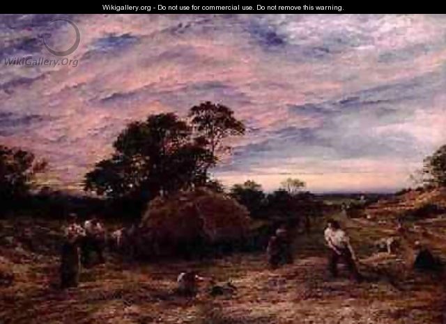Evening Haymaking 1859 - John Linnell
