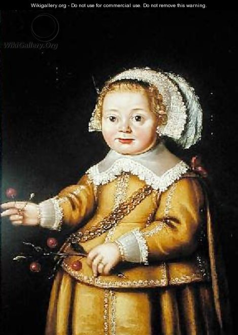 Portrait of Anne Gibson as a Child - Adriaen van der Linde