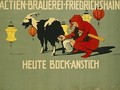 German advertisement for Bock beer - Hans Lindenstaedt