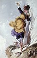 Woman Mountain Climbing 1860-70 - Philippe Jacques Linder