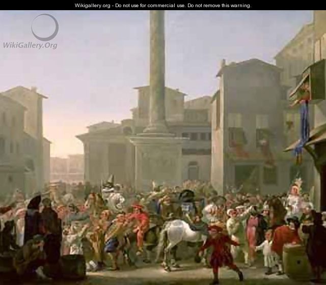 Carnival in Rome 1650-51 - Johannes Lingelbach