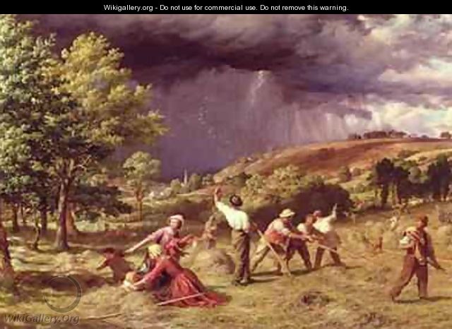 A Thunder Shower 1859 - James Thomas Linnell