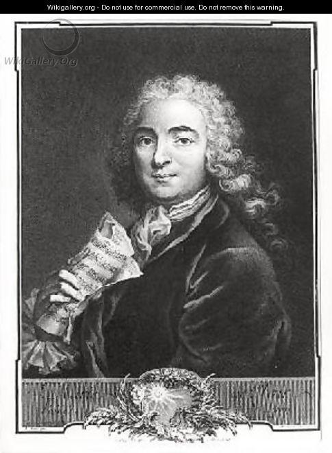 Portrait of Jean-Marie Leclair 1697-1764 the Elder - (after) Loir, Alexis