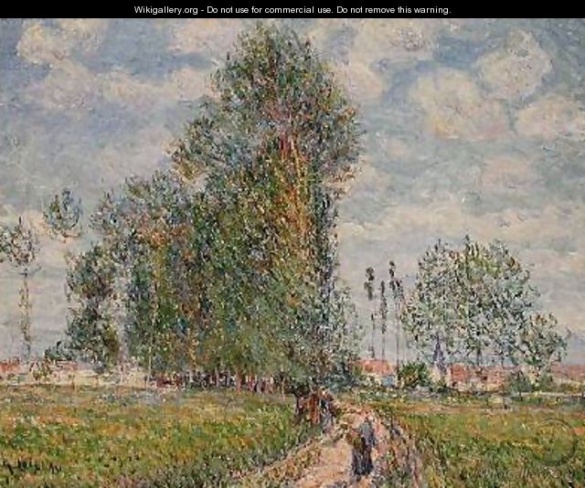 Road on Prairie St Cyr-du-Vaudreuil 1900 - Gustave Loiseau