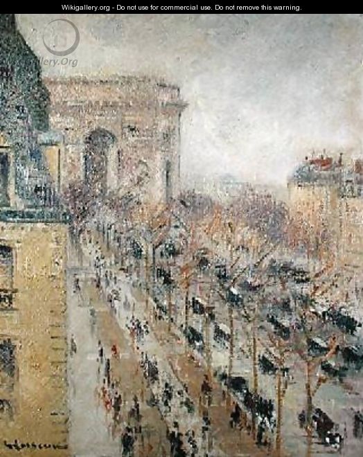 The Arc de Triomphe 1930 - Gustave Loiseau