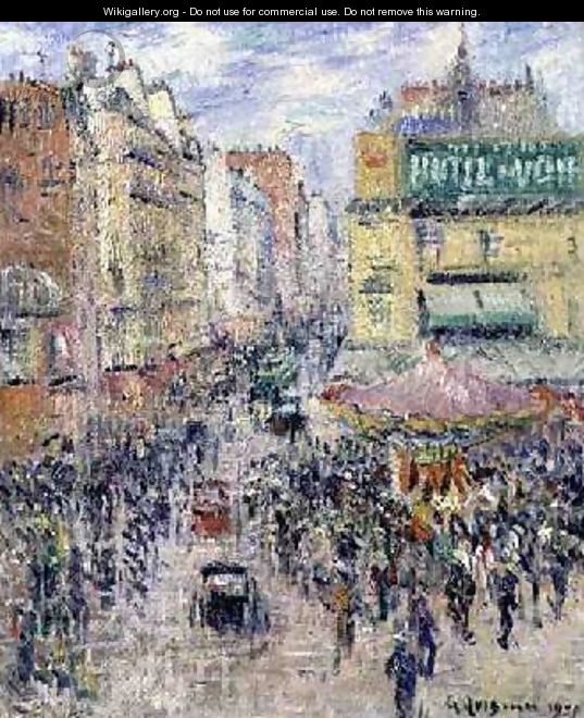 La Rue de Clignancourt 1925 - Gustave Loiseau