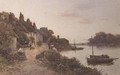 Fishing creels in a Cornish village - Walker Stuart Lloyd