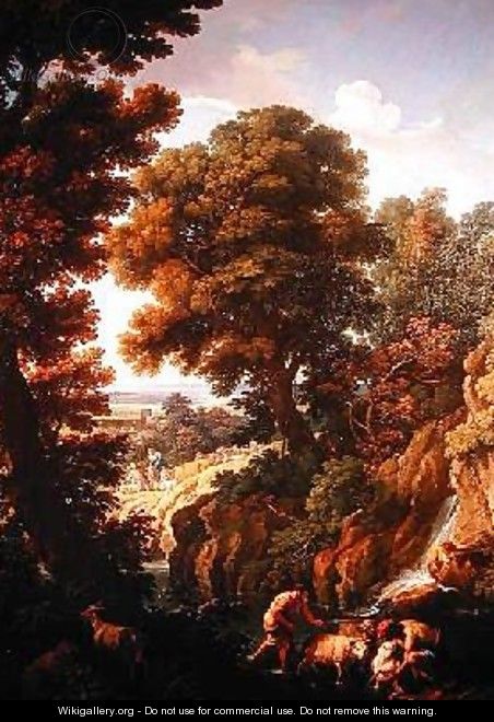 A Landscape with Shepherds 1730 - Andrea Locatelli