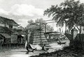 Drawbridge at Malacca - (after) Locker, Edward Hawke