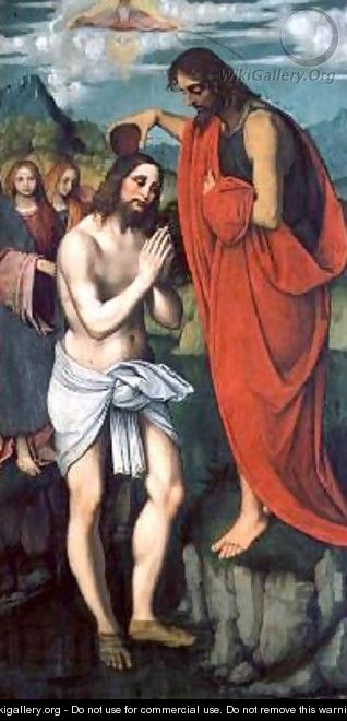 Baptism of Christ - Giovanni Agostino Da Lodi