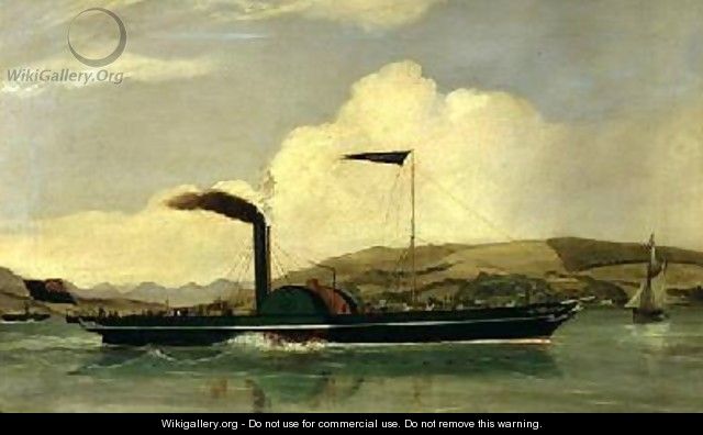 The Paddlesteamer Sovereign 1845 - John Livingstone