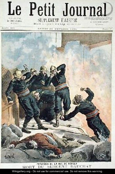 Explosion in the Rue de Reuilly and the Death of Sergeant Bauchat - Frederic Lix