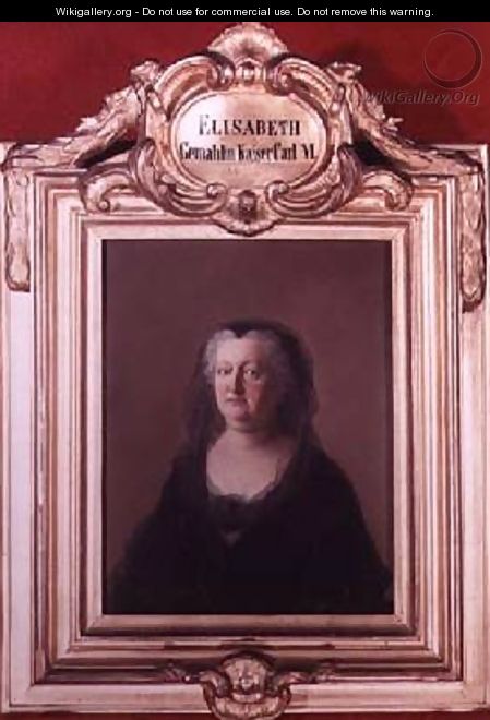 Elizabeth Christine of Braunschweig-Wolfenbuettel Empress of Germany 1691-1750 wife of Holy Roman Emperor Charles VI 1685-1740 - Etienne Liotard