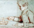 Jean Etienne Liotard the artists son at breakfast - Etienne Liotard