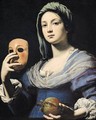 Woman with a Mask 2 - Lorenzo Lippi