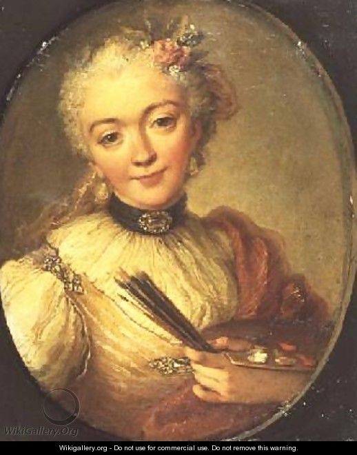 Self Portrait Painting - Anna Dorothea (Therbusch) Lisiewska