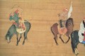Kublai Khan 1214-94 Hunting - (attr. to) Liu Kuan-tao