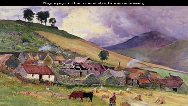 A Scottish Farm - William Henry Millais