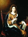 Portrait of Francoise dAubigne 1635-1719 Marquise de Maintenon 1694 - Pierre Mignard
